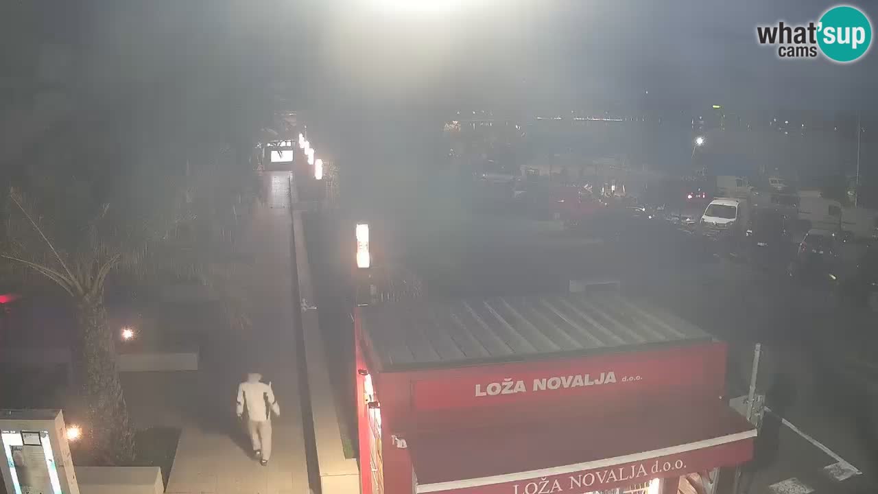 Webcam Novalja – Obala Petra Krešimira IV