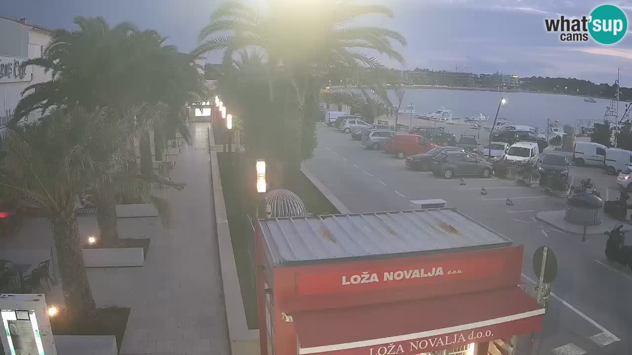 Live cam Novalja – Obala Petra Krešimira IV