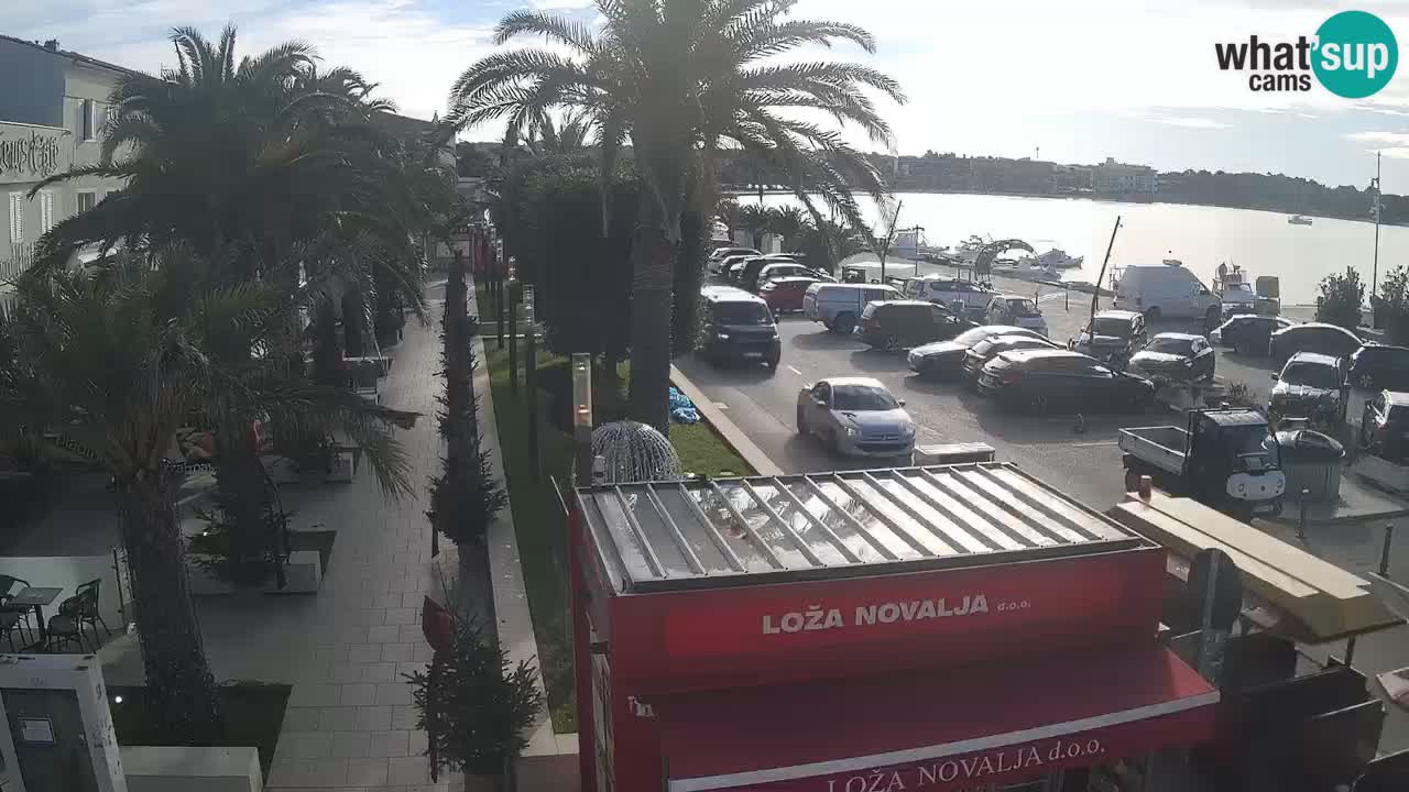 Webcam live Novalja – Obala Petra Krešimira IV