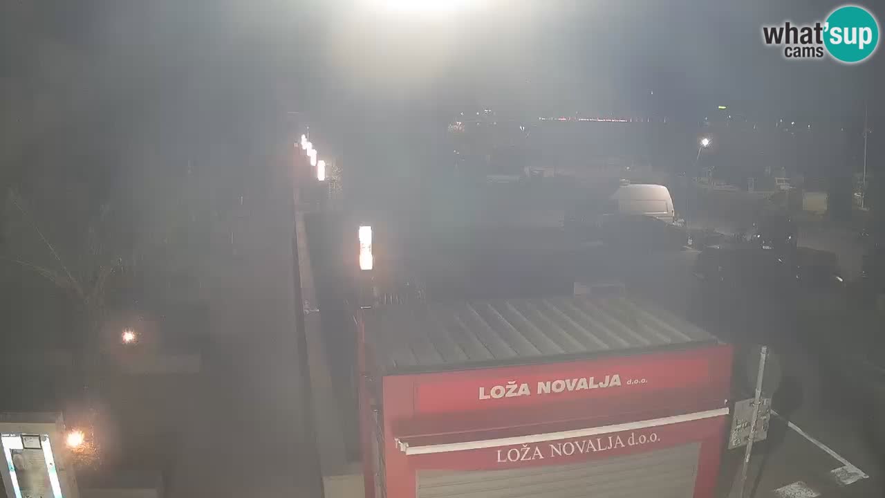 Live cam Novalja – Obala Petra Krešimira IV