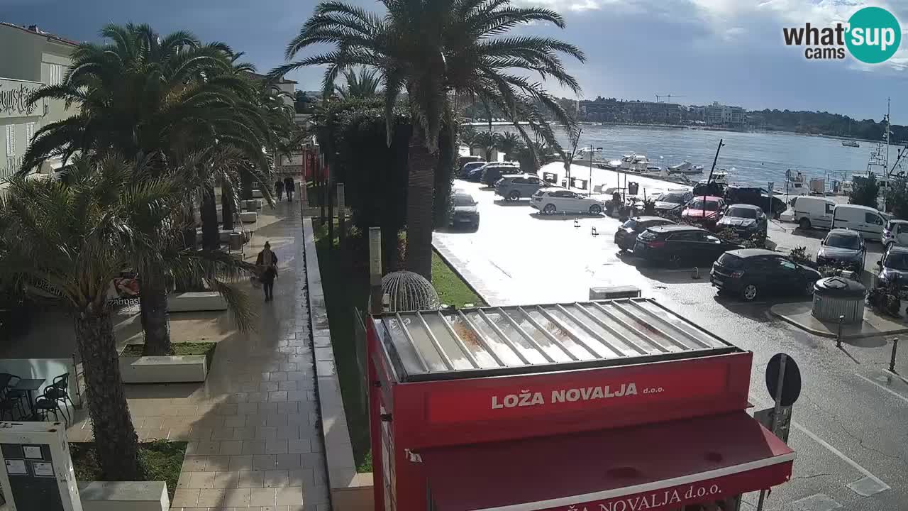 Camera en diecto Novalja – Obala Petra Krešimira IV