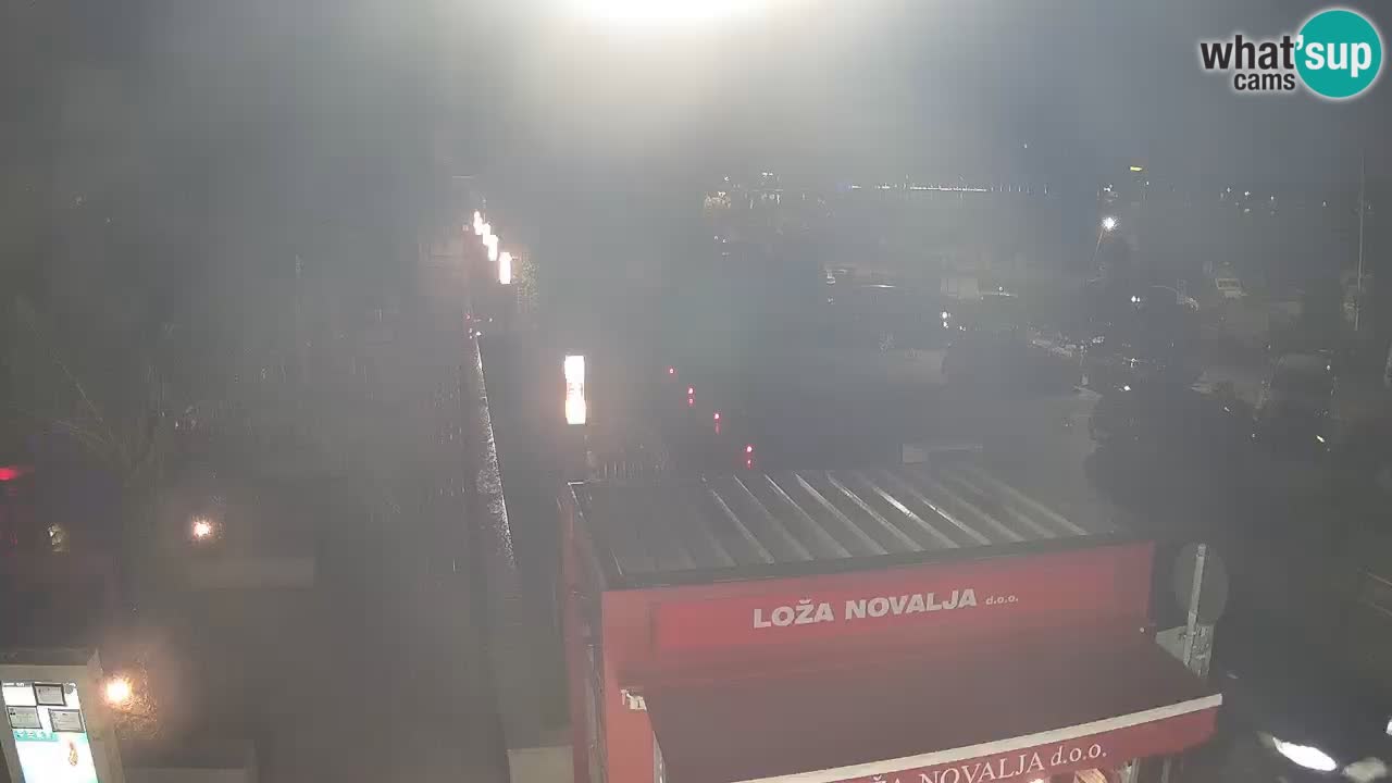 Live cam Novalja – Obala Petra Krešimira IV