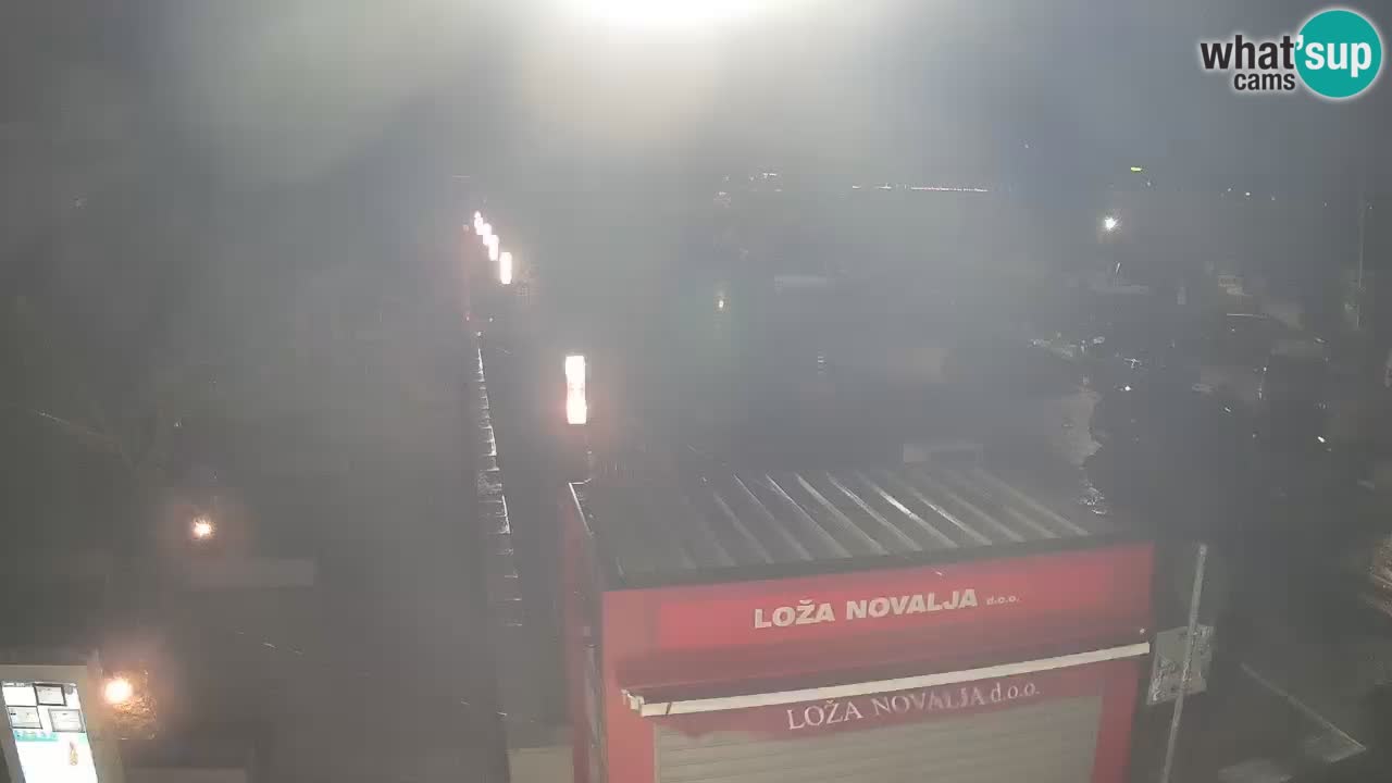 Camera en diecto Novalja – Obala Petra Krešimira IV