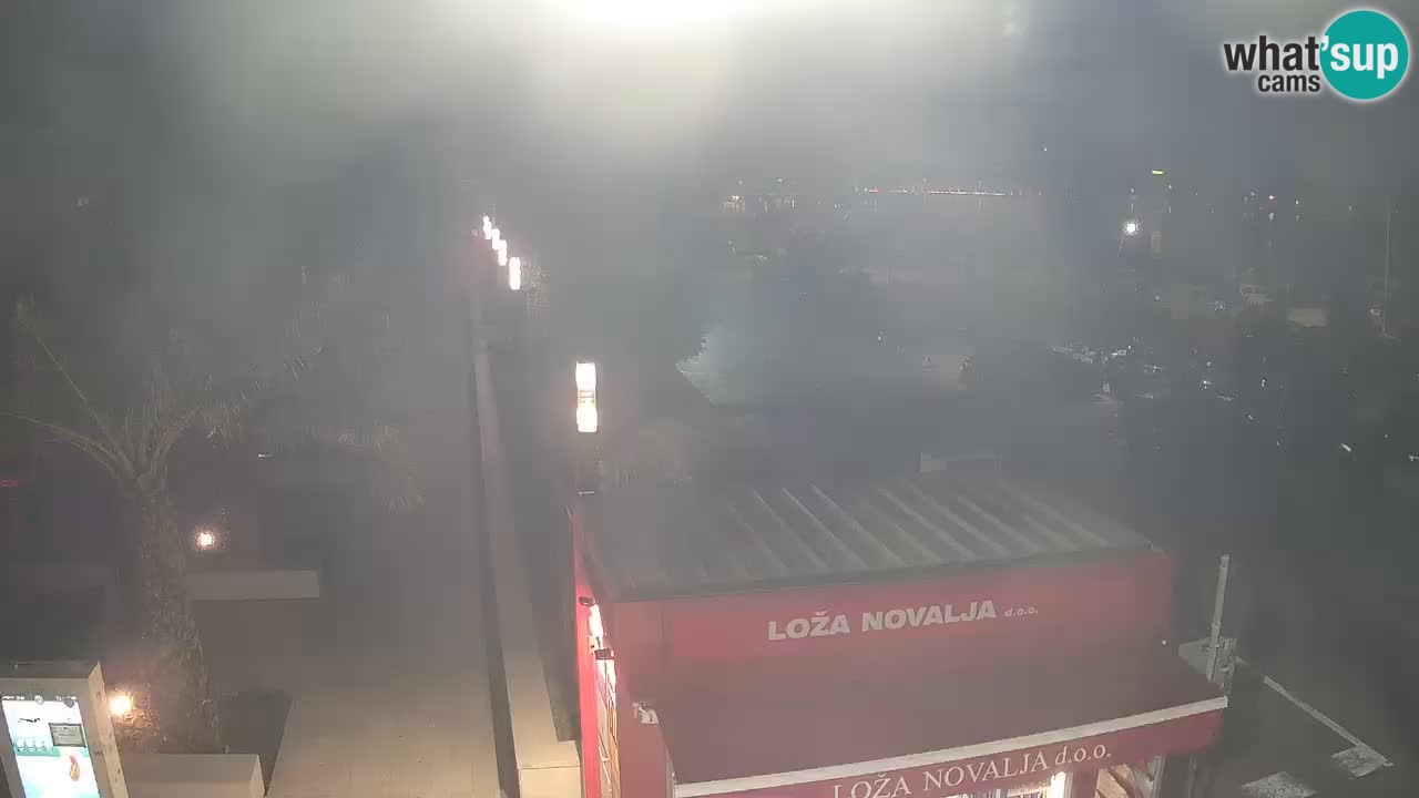 Webcam live Novalja – Obala Petra Krešimira IV