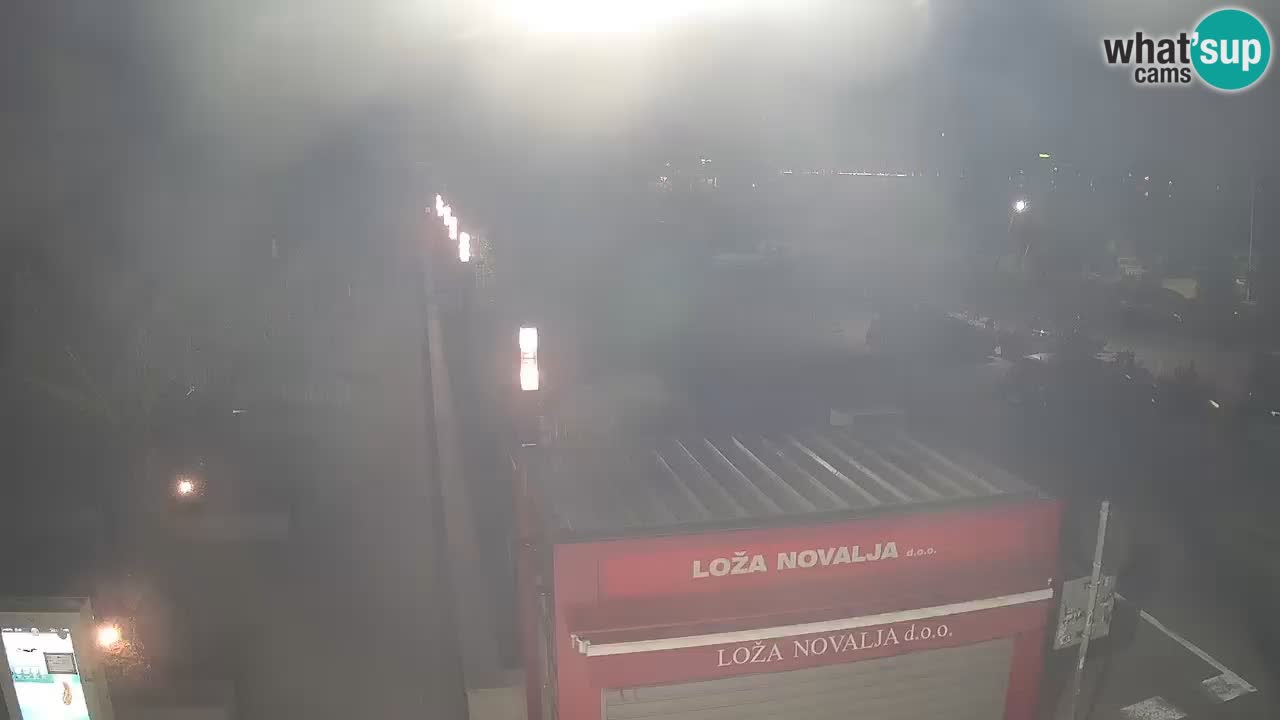 Webcam live Novalja – Obala Petra Krešimira IV