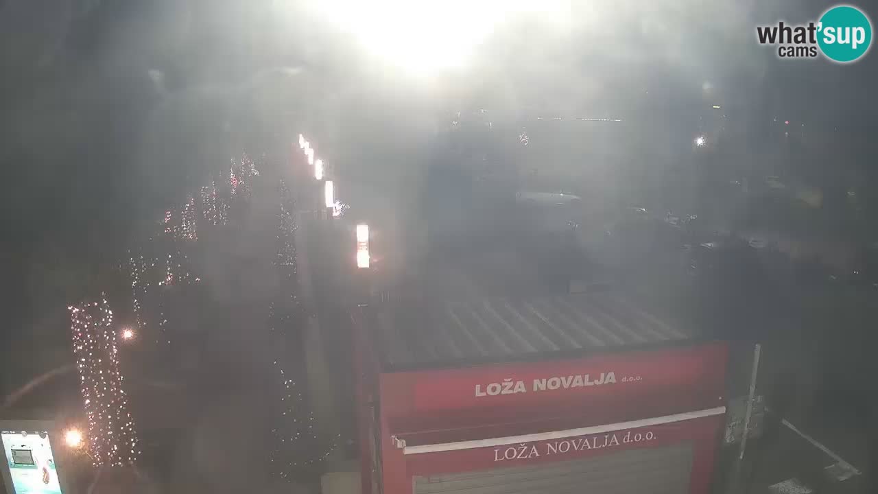 Live cam Novalja – Obala Petra Krešimira IV