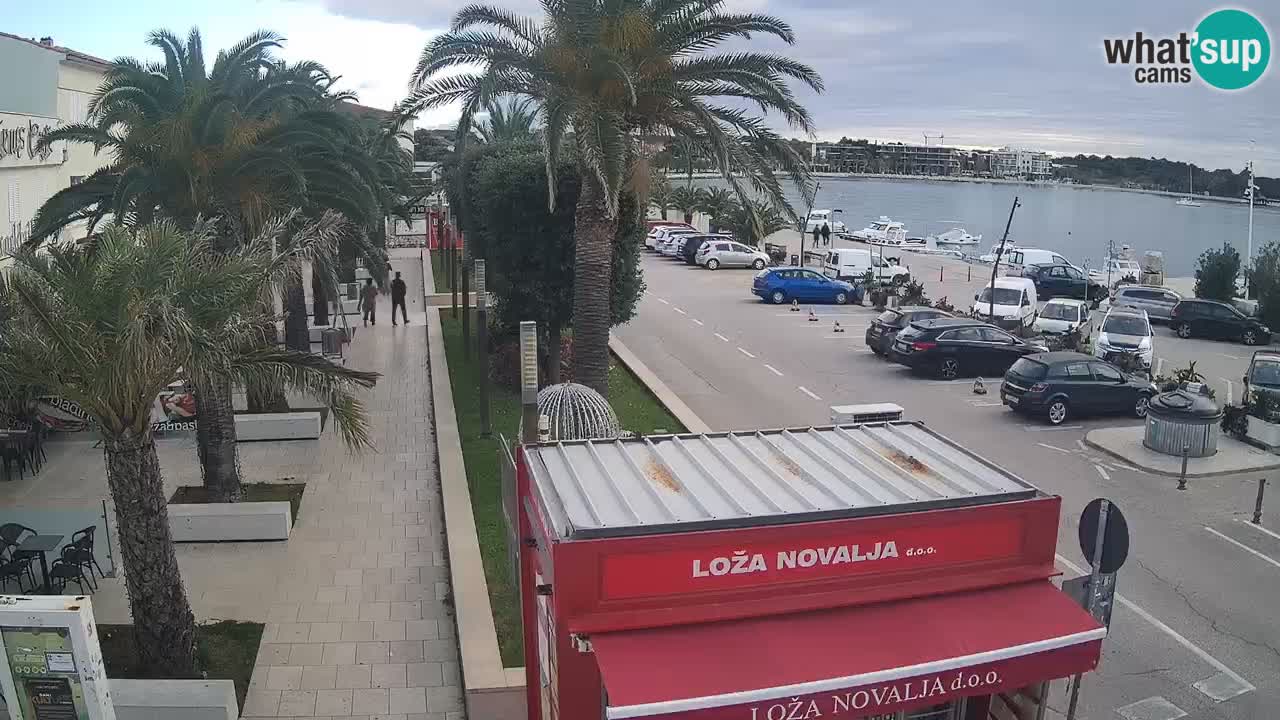 Live cam Novalja – Obala Petra Krešimira IV