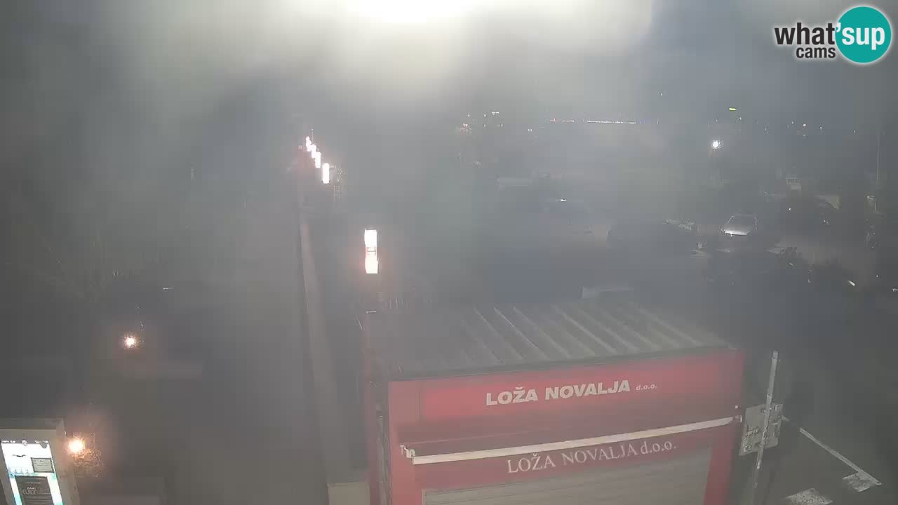 Camera en diecto Novalja – Obala Petra Krešimira IV