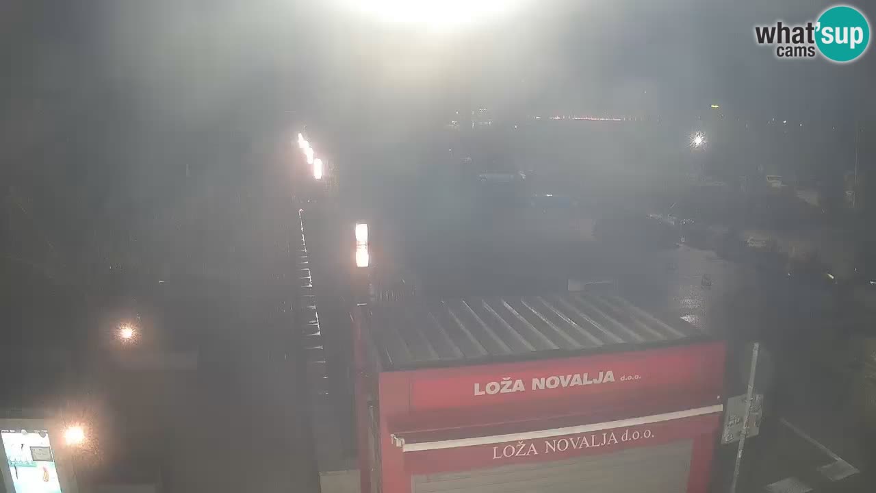 Live cam Novalja – Obala Petra Krešimira IV