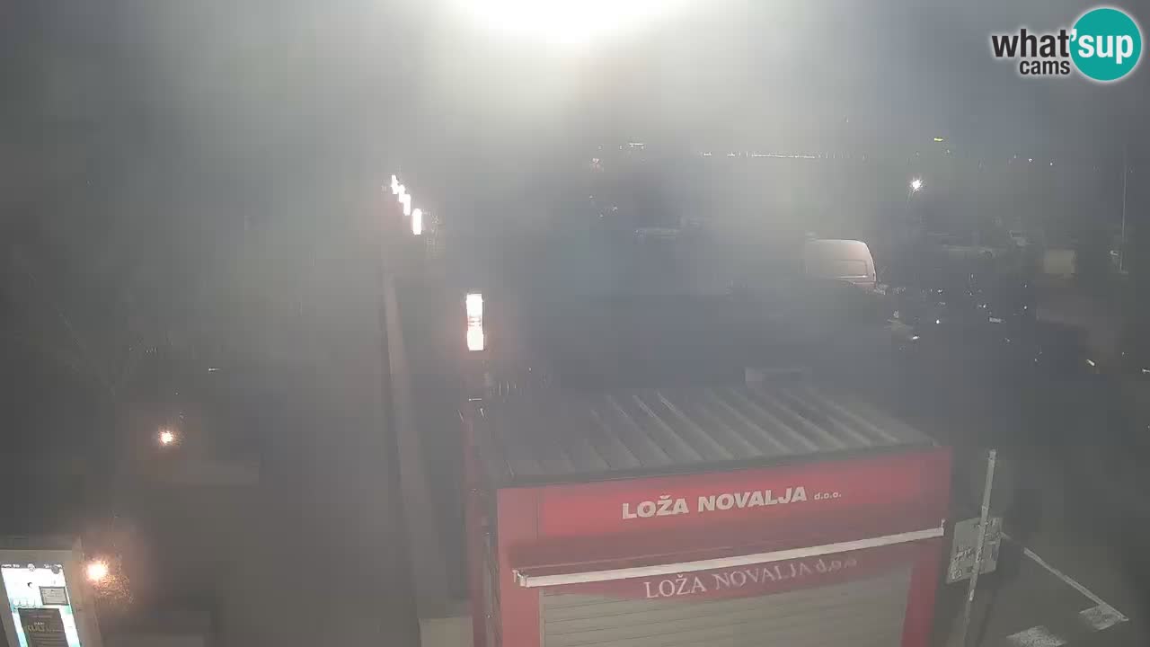 Camera en diecto Novalja – Obala Petra Krešimira IV