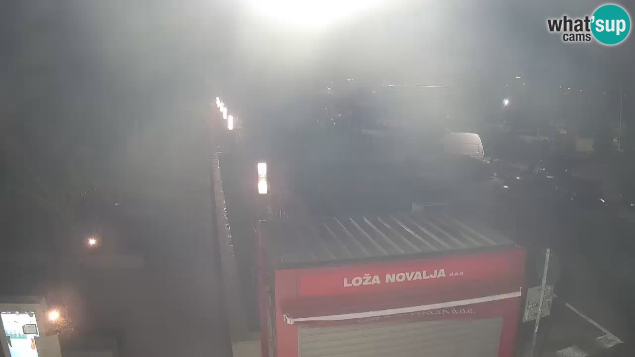 Webcam live Novalja – Obala Petra Krešimira IV