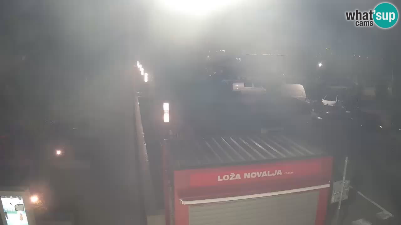 Camera en diecto Novalja – Obala Petra Krešimira IV