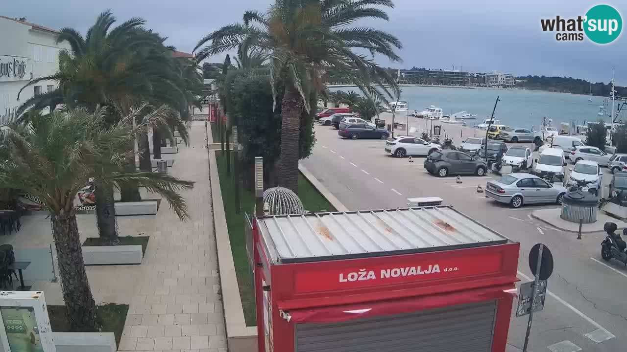 Live cam Novalja – Obala Petra Krešimira IV