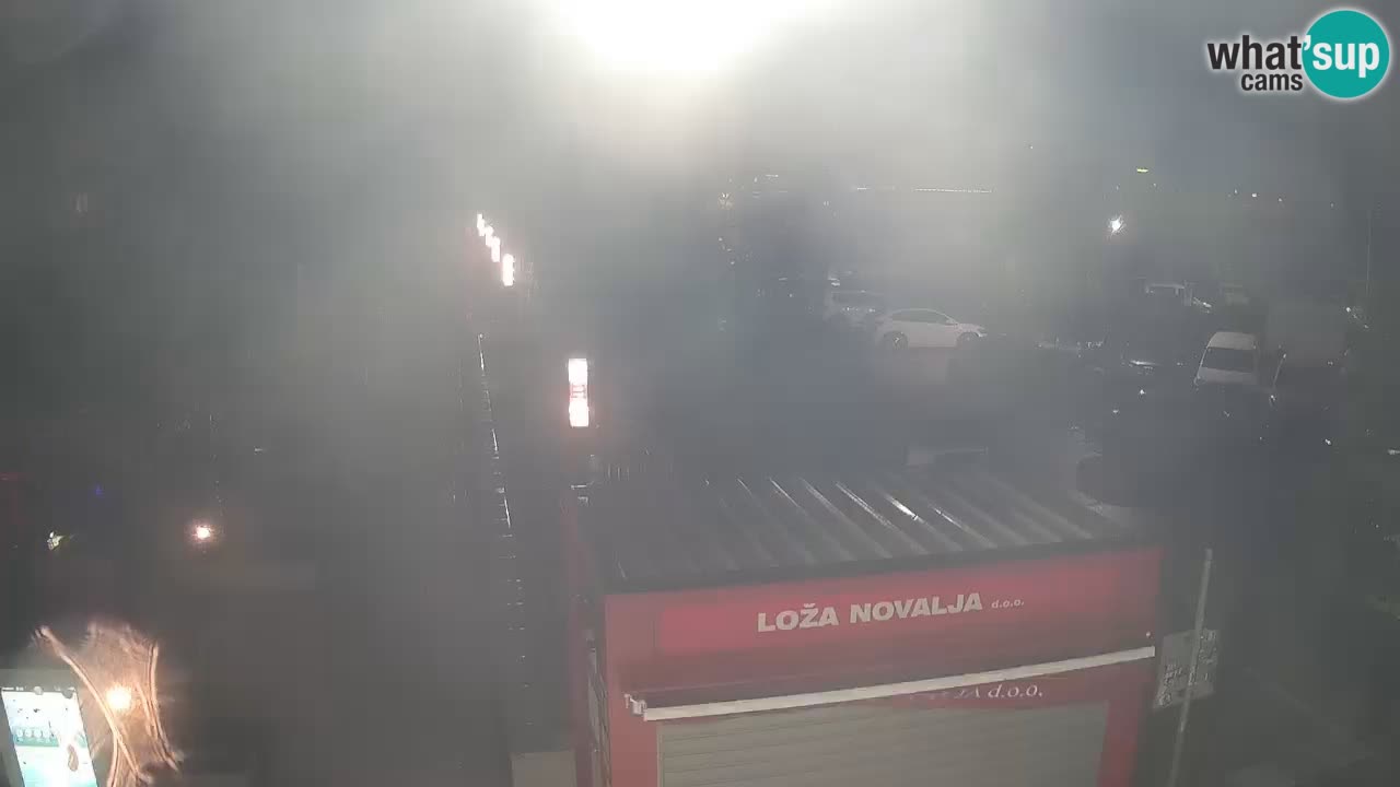 Camera en diecto Novalja – Obala Petra Krešimira IV