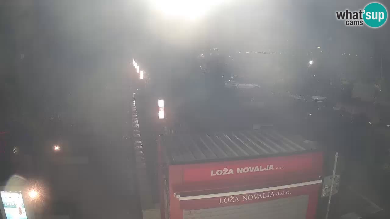 Live cam Novalja – Obala Petra Krešimira IV