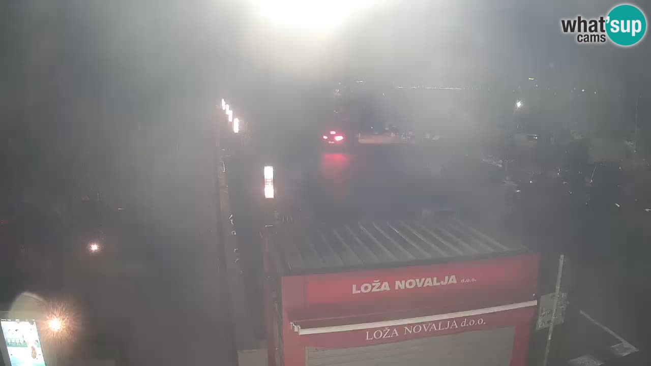 Camera en diecto Novalja – Obala Petra Krešimira IV