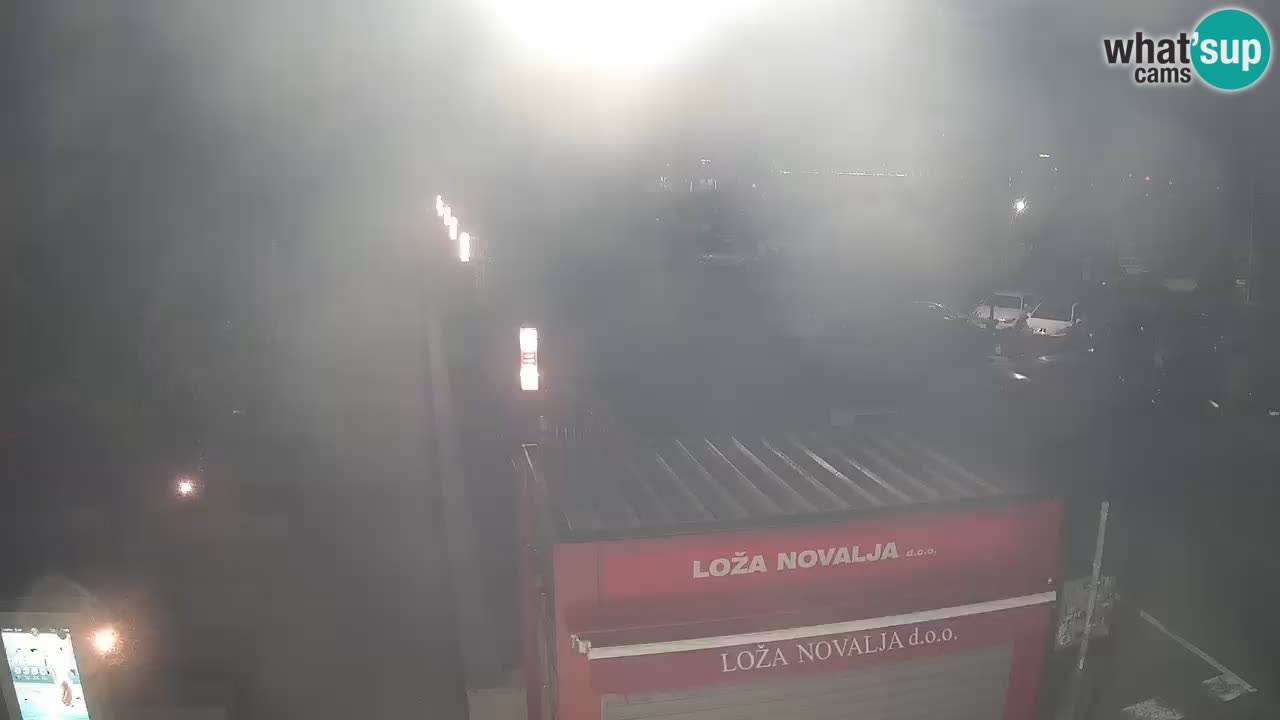 Camera en diecto Novalja – Obala Petra Krešimira IV