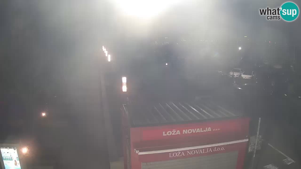 Camera en diecto Novalja – Obala Petra Krešimira IV