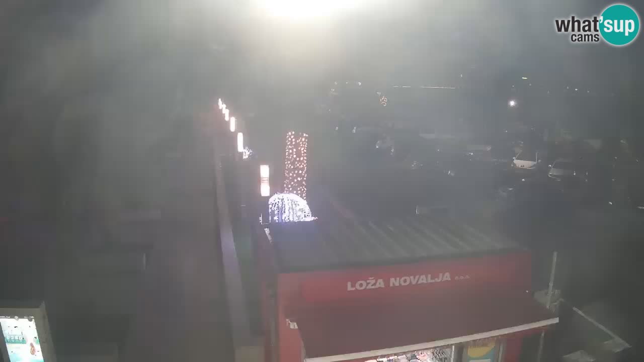 Web kamera Novalja – Obala Petra Krešimira IV