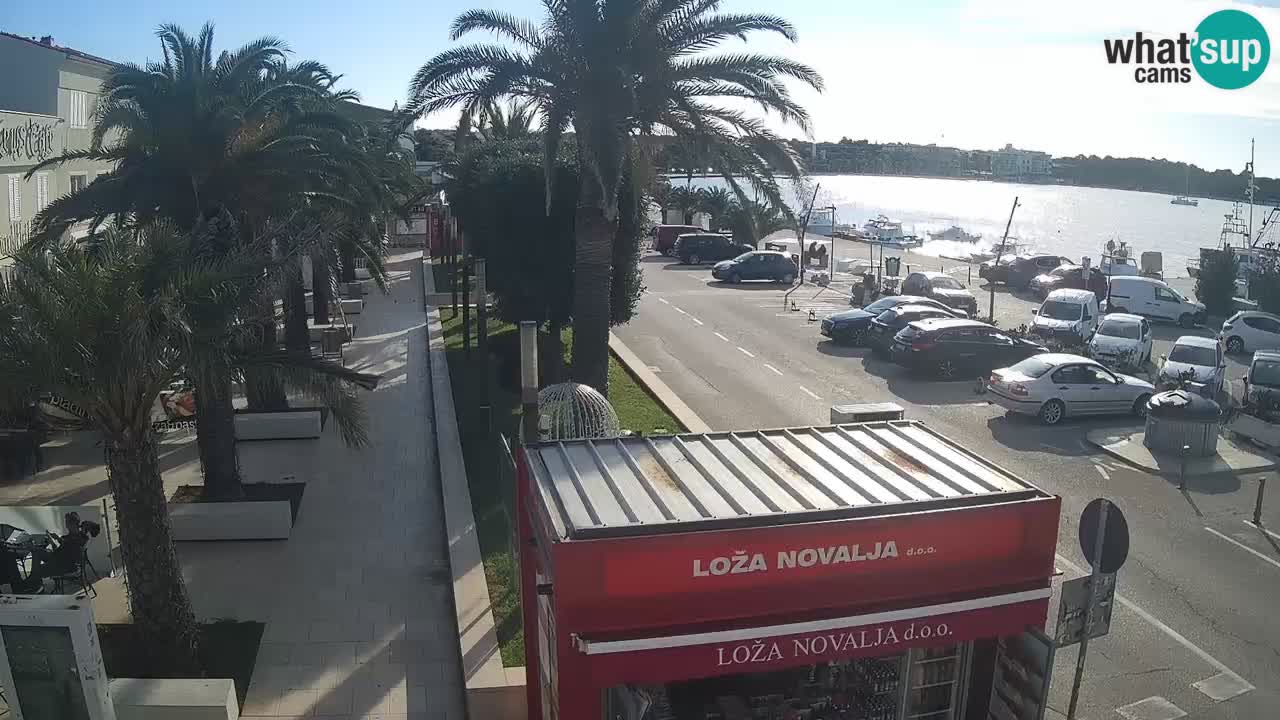 Camera en diecto Novalja – Obala Petra Krešimira IV