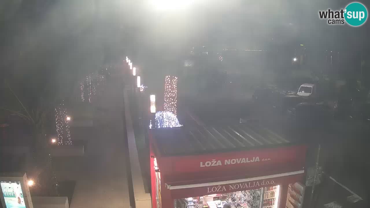 Live cam Novalja – Obala Petra Krešimira IV