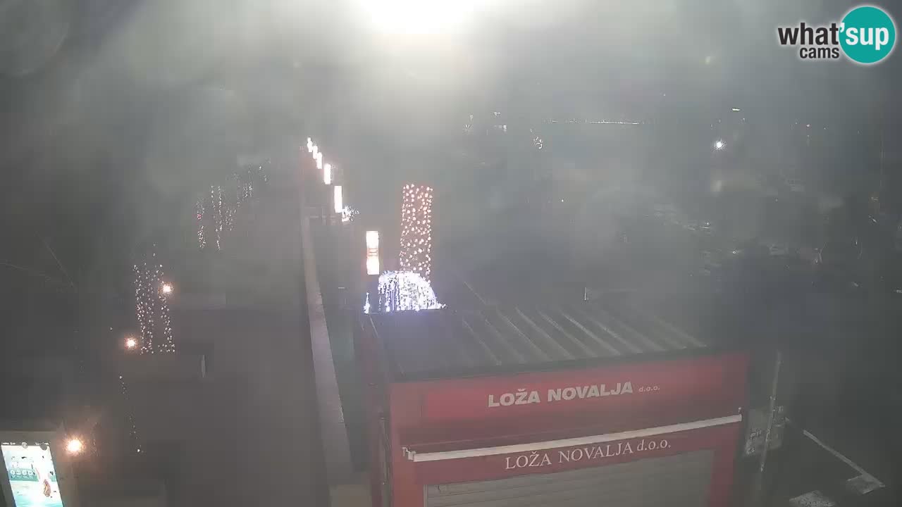 Webcam live Novalja – Obala Petra Krešimira IV