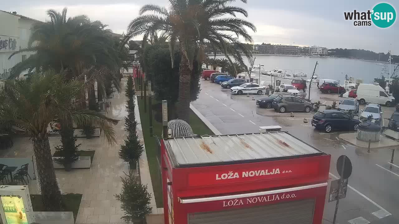 Webcam live Novalja – Obala Petra Krešimira IV