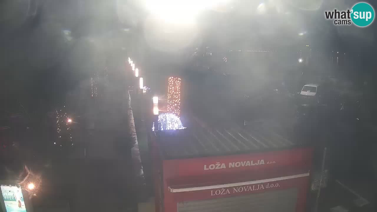 Live cam Novalja – Obala Petra Krešimira IV