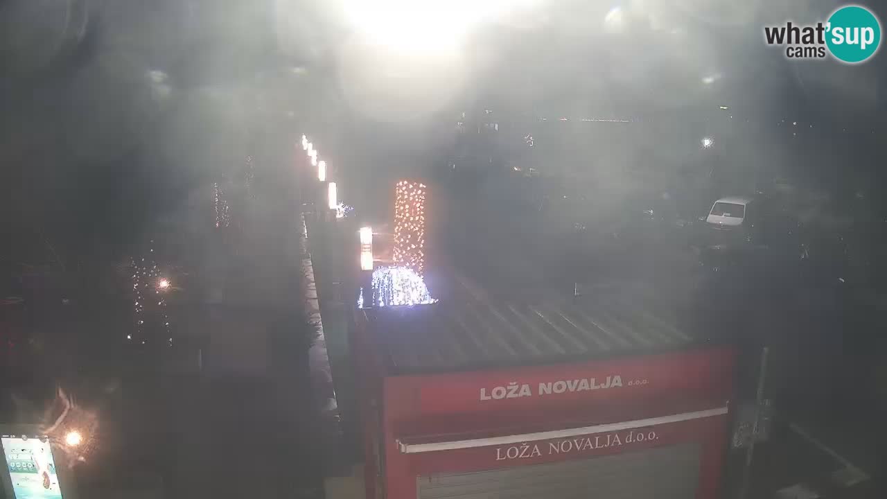 Live cam Novalja – Obala Petra Krešimira IV