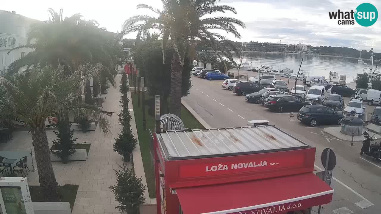 Webcam live Novalja – Obala Petra Krešimira IV