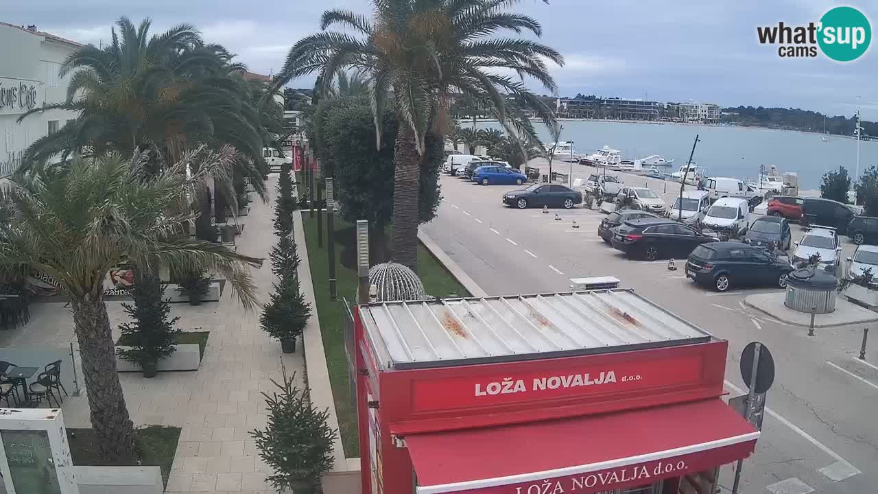 Live cam Novalja – Obala Petra Krešimira IV