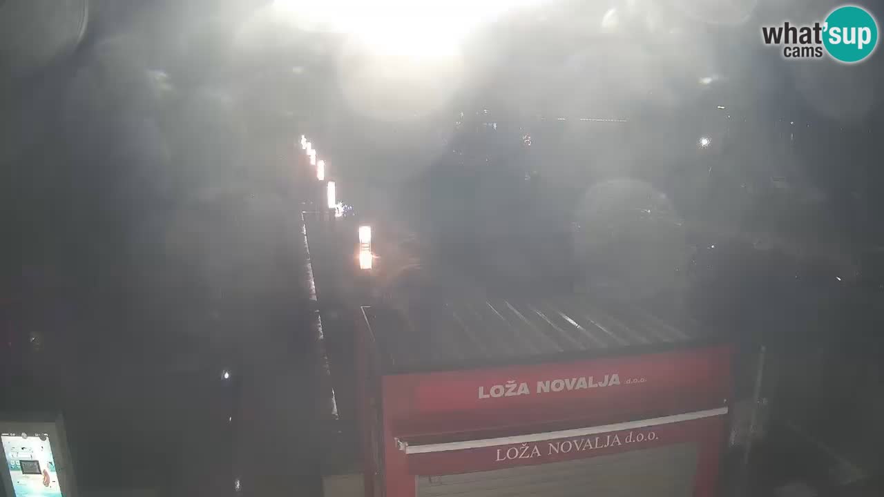 Live cam Novalja – Obala Petra Krešimira IV