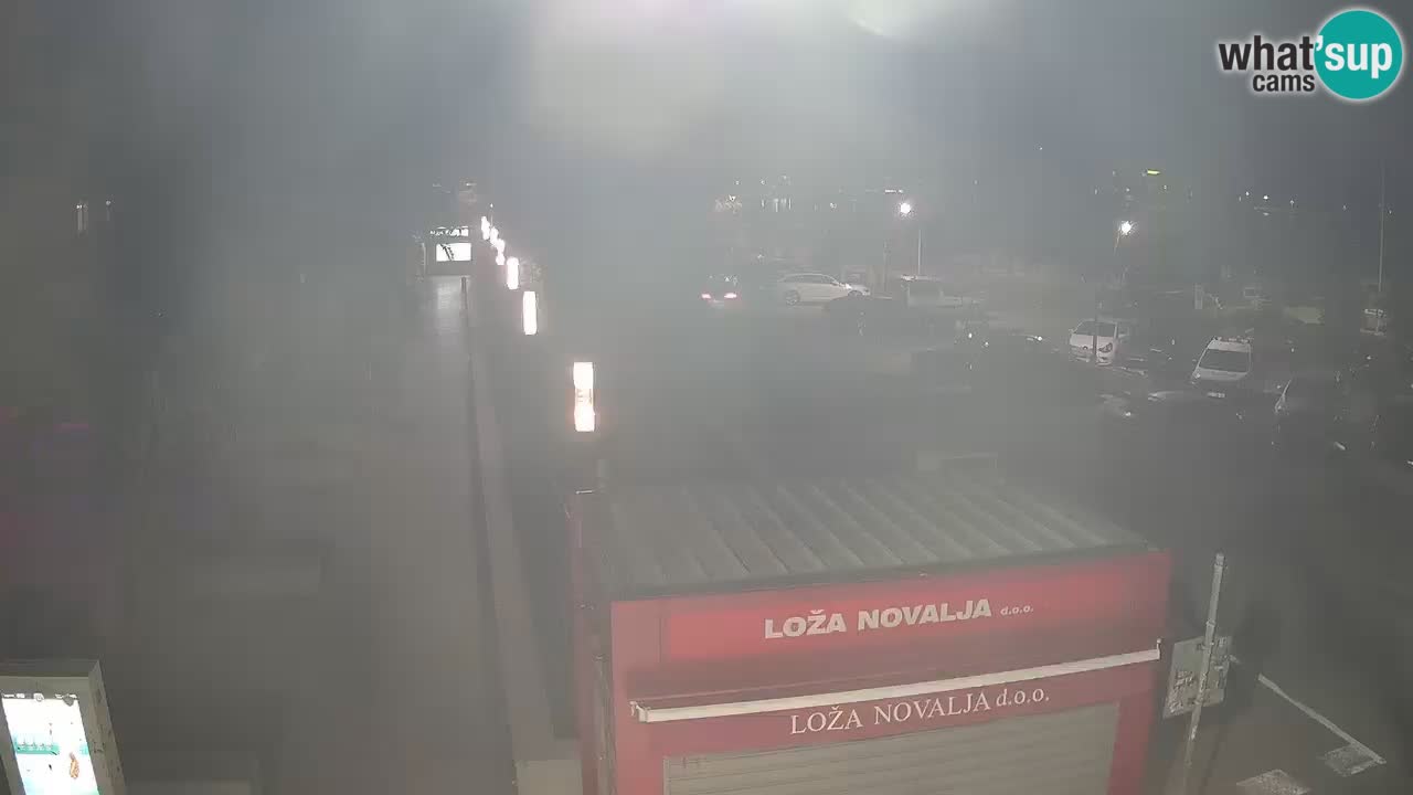 Live cam Novalja – Obala Petra Krešimira IV