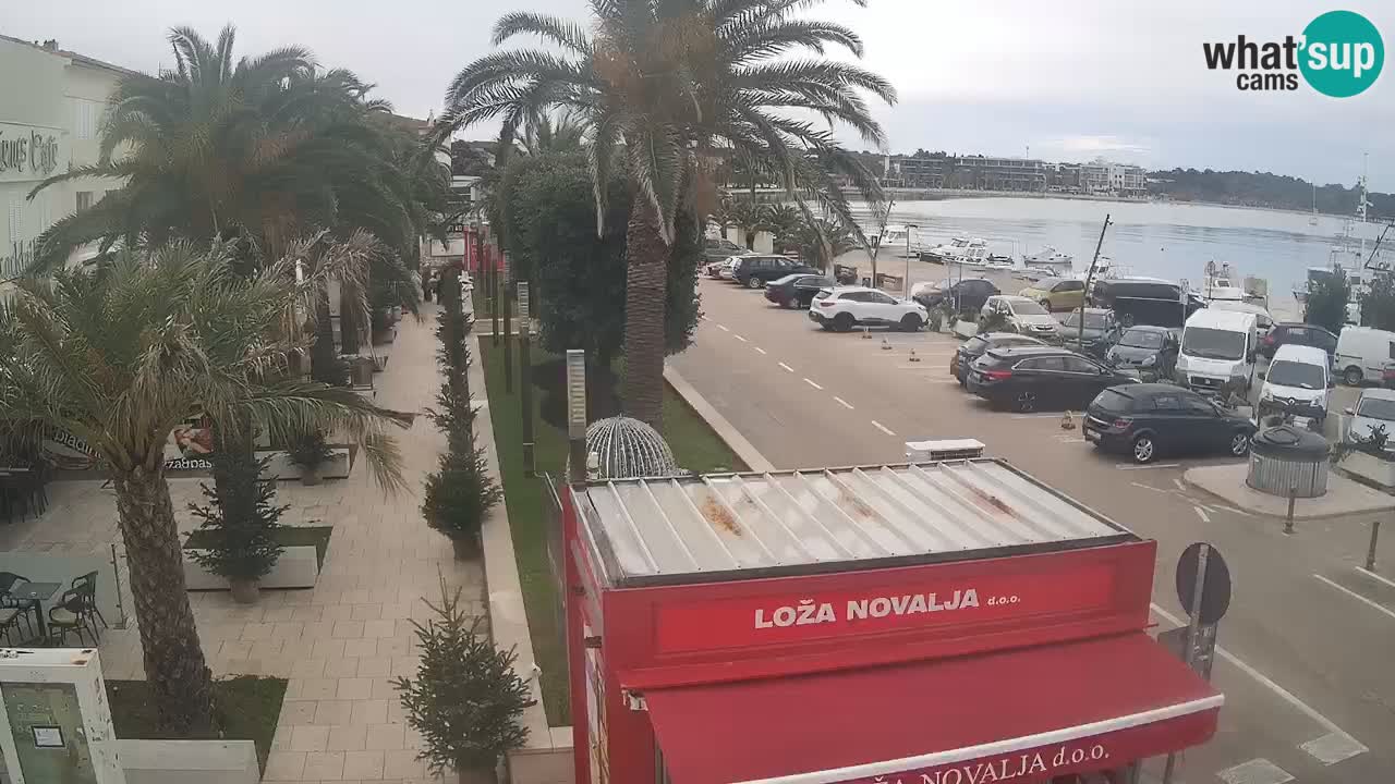 Web kamera Novalja – Obala Petra Krešimira IV