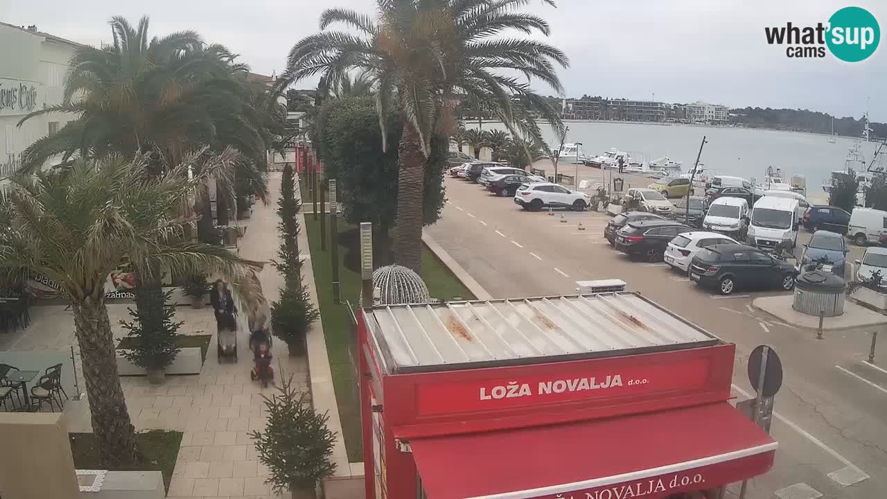 Live cam Novalja – Obala Petra Krešimira IV