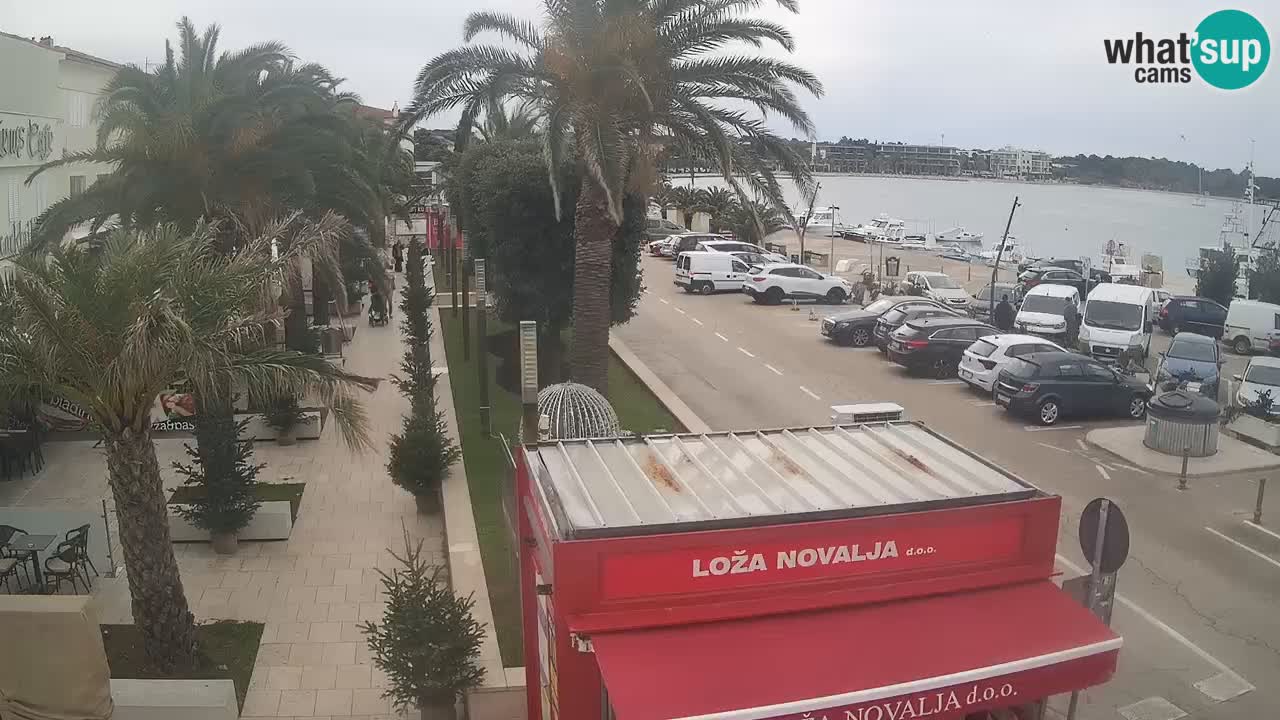 Live cam Novalja – Obala Petra Krešimira IV