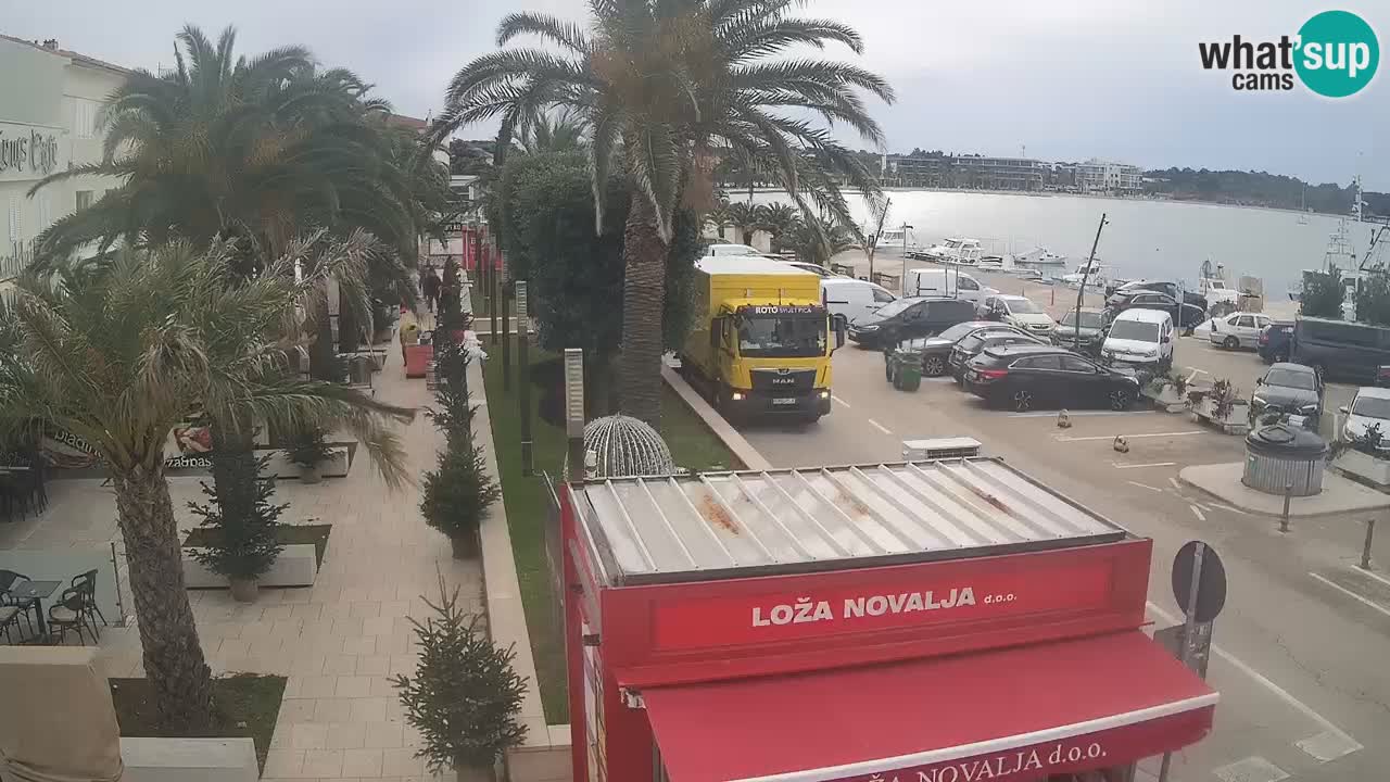 Live cam Novalja – Obala Petra Krešimira IV