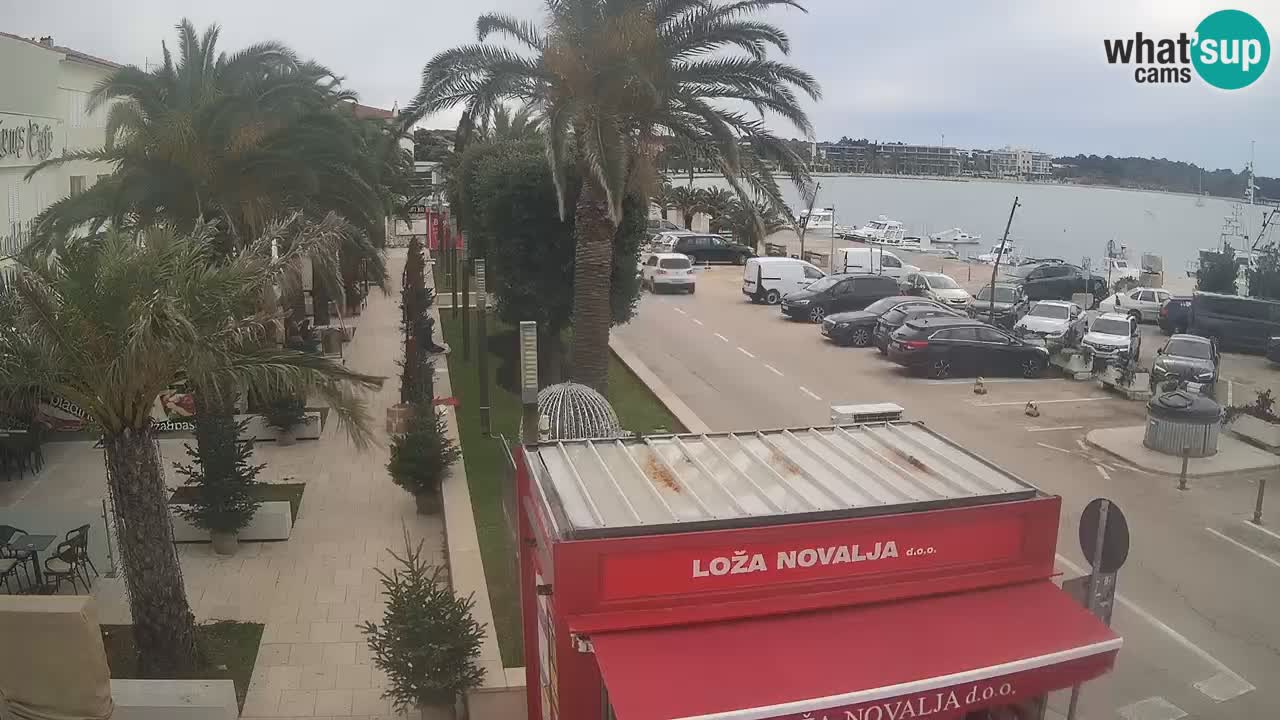 Webcam live Novalja – Obala Petra Krešimira IV