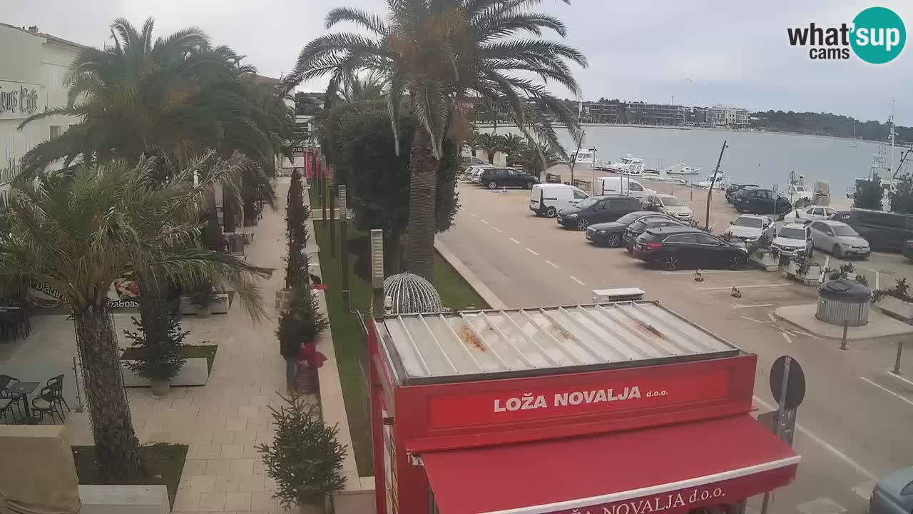 Live cam Novalja – Obala Petra Krešimira IV