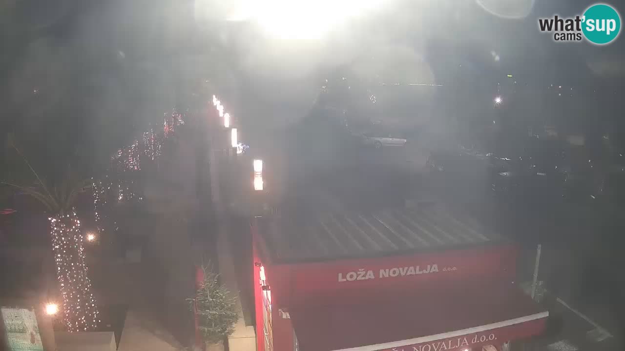 Live cam Novalja – Obala Petra Krešimira IV