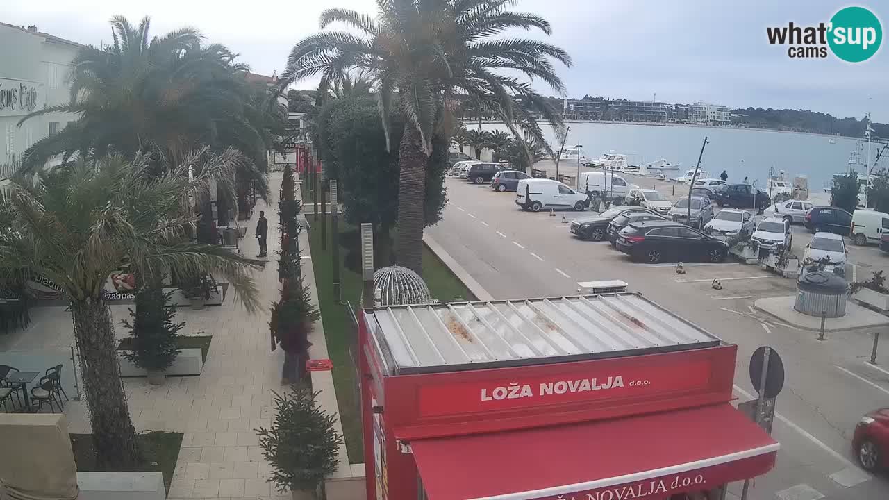 Live cam Novalja – Obala Petra Krešimira IV