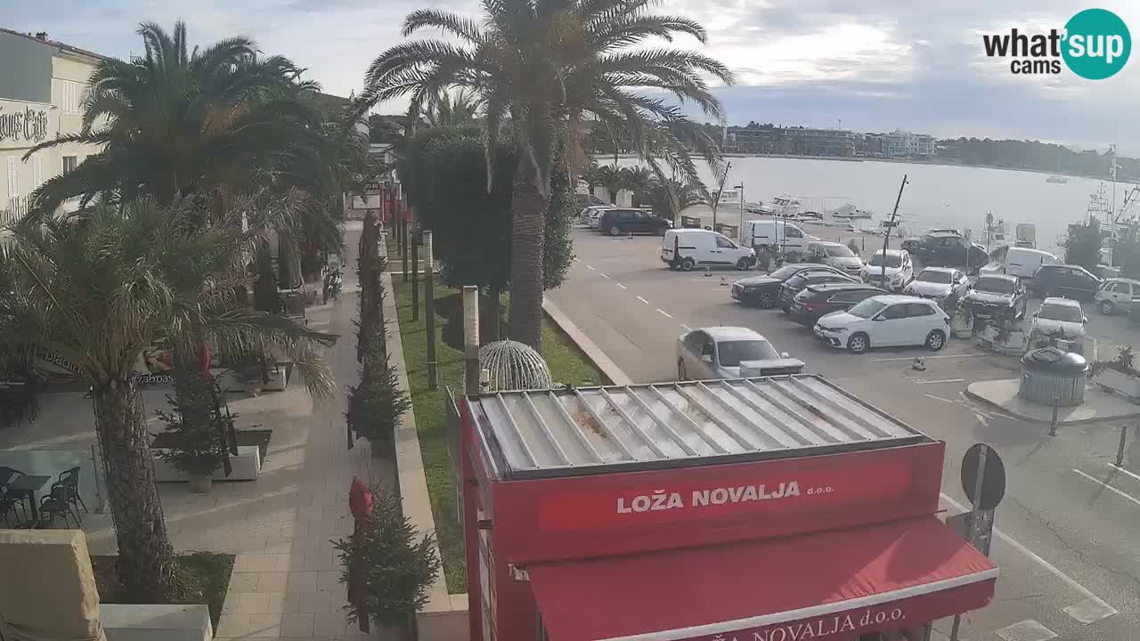 Camera en diecto Novalja – Obala Petra Krešimira IV