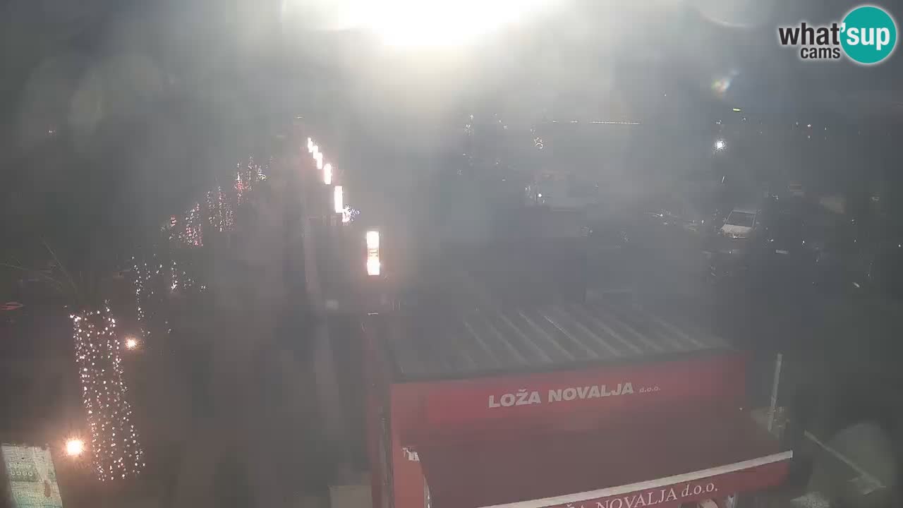 Live cam Novalja – Obala Petra Krešimira IV