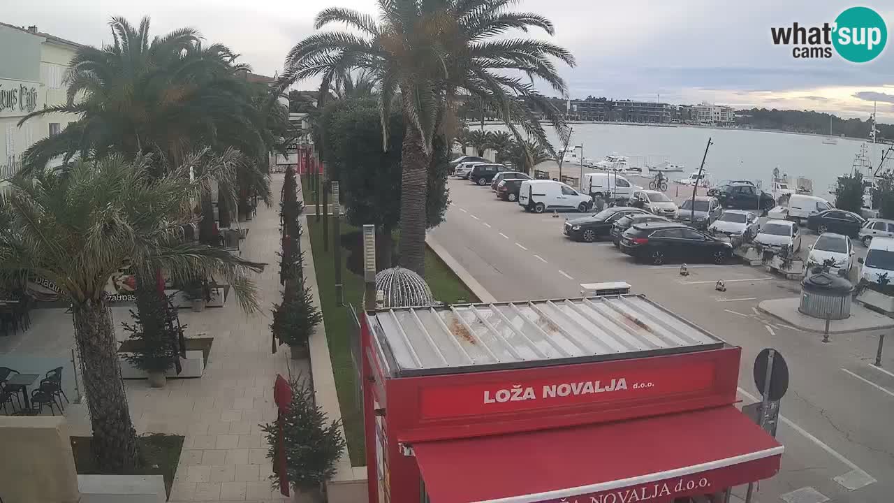 Live cam Novalja – Obala Petra Krešimira IV