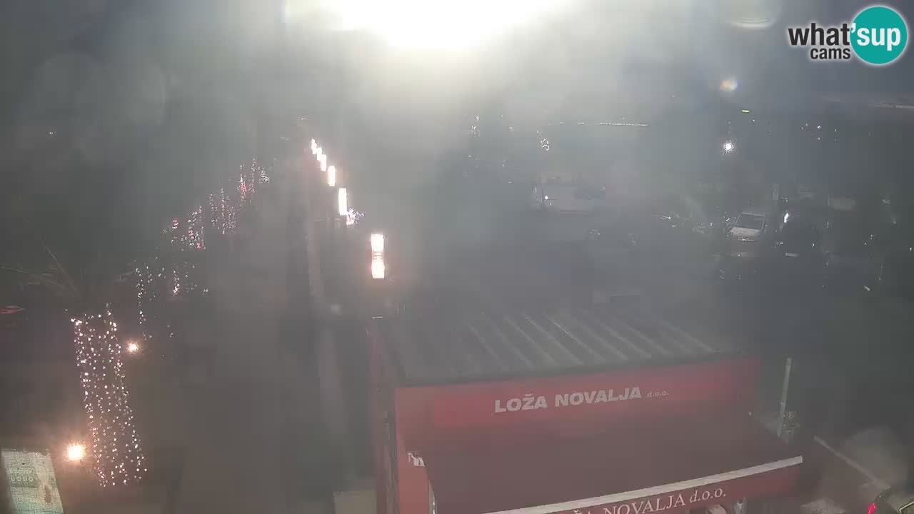 Webcam live Novalja – Obala Petra Krešimira IV