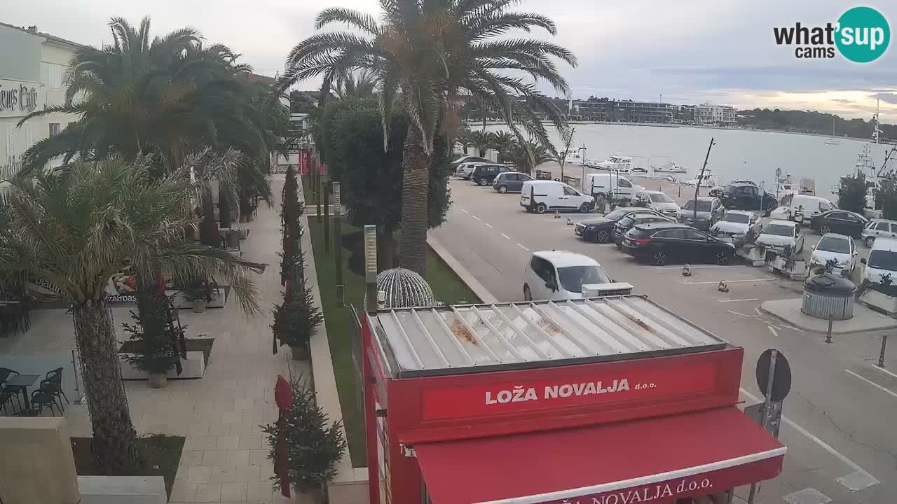 Camera en diecto Novalja – Obala Petra Krešimira IV