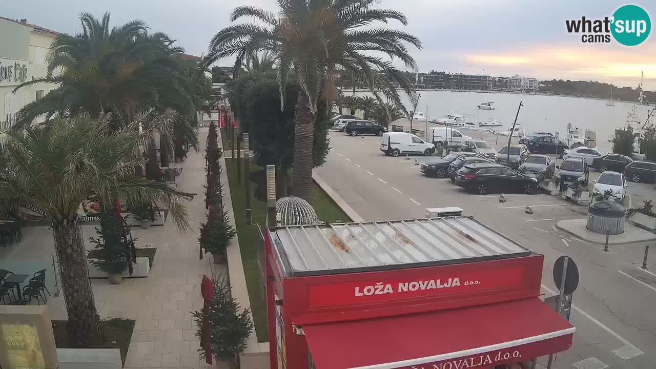 Webcam live Novalja – Obala Petra Krešimira IV