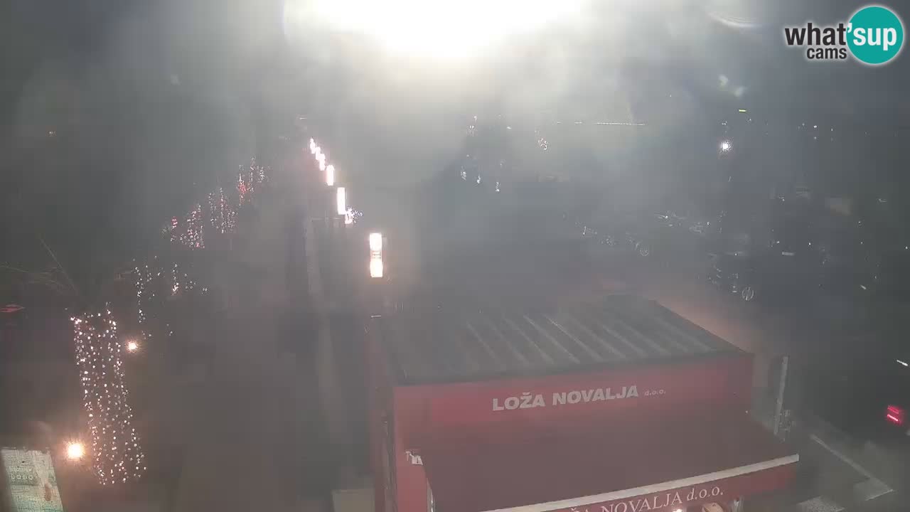 Live cam Novalja – Obala Petra Krešimira IV