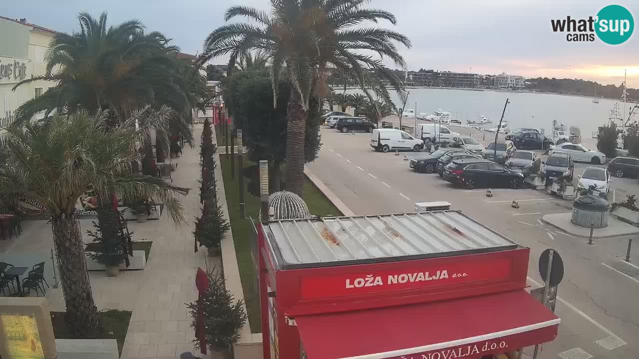 Webcam live Novalja – Obala Petra Krešimira IV