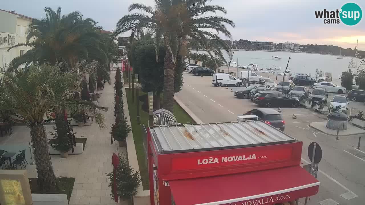 Live cam Novalja – Obala Petra Krešimira IV